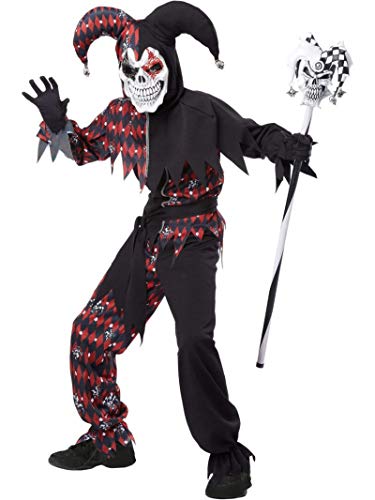 Product Cover California Costumes Sinister Jester Costume, One Color, 12-14