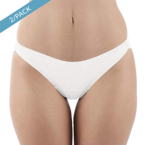 Product Cover Cottonique Women's Spandex-Free Bikini Brief Made from 100% Organic Cotton (6, Natural)