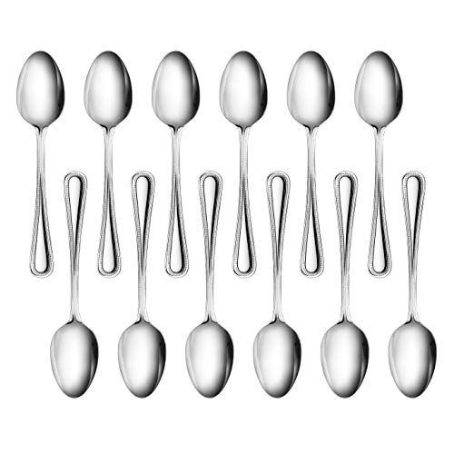 Product Cover New Star Foodservice 58543 Bead Pattern, Stainless Steel, Teaspoon, 6.3-Inch, Set of 12