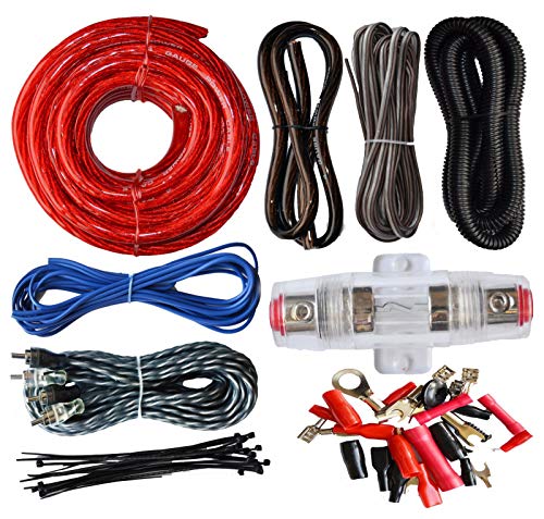 Product Cover SoundBox Connected 4 Gauge Amp Kit Amplifier Install Wiring Complete 4 Ga Installation Cables 2200W