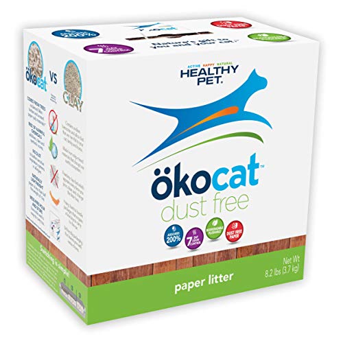 Product Cover ökocat Natural Paper Cat Litter, 8.2-Pound, Dust Free