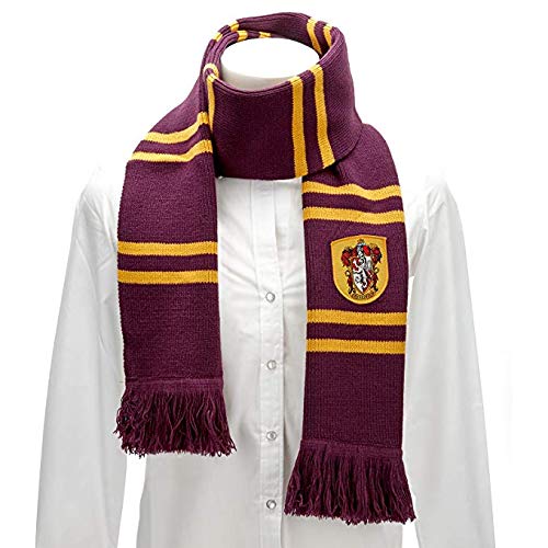 Product Cover Cinereplicas Harry Potter Scarf - Official - Authentic - Ultra Soft Knitted Fabric (Red & Gold (Gryffindor))