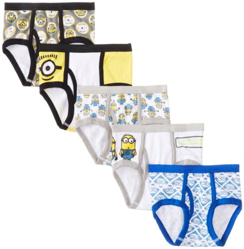 Product Cover Handcraft Little Boys' Despicable Me  Brief (Pack of 5), Assorted, 4