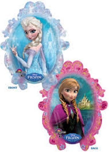 Product Cover XL 31 Frozen Anna & Elsa Disney Super Shape Mylar Foil Balloon Party Decoration by Anagram