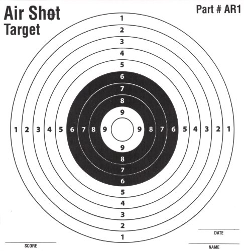 Product Cover 100 Pack - Air Shot Paper Targets - 5.5 By 5.5 - Fits Gamo Cone Traps - Part # AR1 (100 Pack AR1)