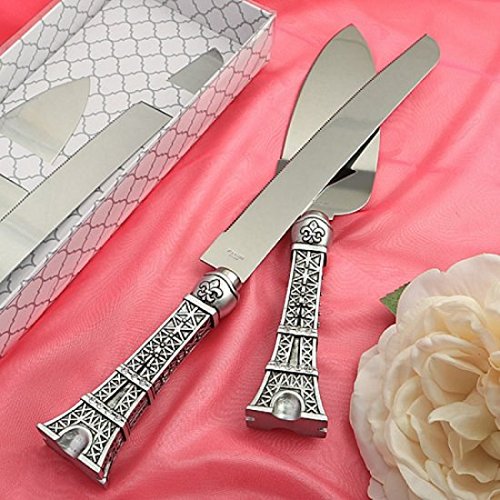 Product Cover Fashioncraft 2460 Eiffel Tower design cake set, One Size, Gray