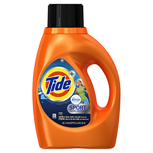 Product Cover Tide Plus Febreze Fresh Sport Odor Defense Liquid Laundry Detergent
