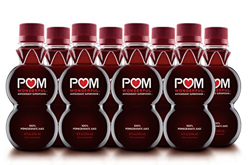 Product Cover POM Wonderful 100% Pomegranate Juice, 8oz (Pack of 8 Bottles)
