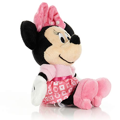 Product Cover KIDS PREFERRED Disney Baby Minnie Mouse Stuffed Animal Plush Toy Mini Jingler, 6.5 inches