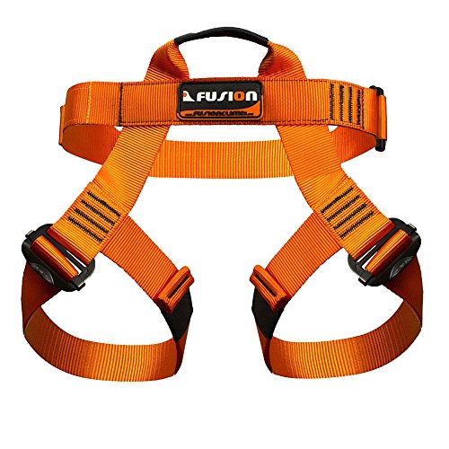 Product Cover Fusion Climb Centaur Half Body Harness Orange M-XL for Climbing Gym & Rope Course