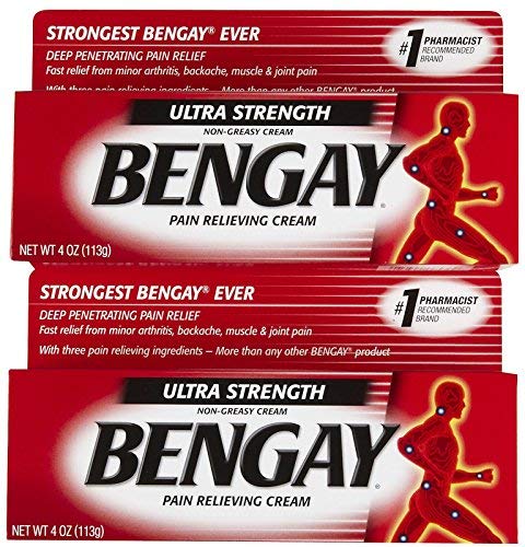 Product Cover Bengay Ultra Stength Pain Relieving Cream, Non-Greasy-Ultra Strength, 2 pk
