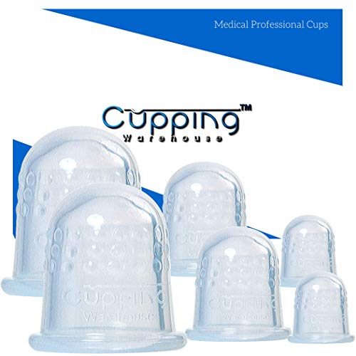 Product Cover Cupping Warehouse Grip Classic 6 - (3Sizes) Professional Medical and Home Silicone Chinese Massage Cupping Therapy Sets