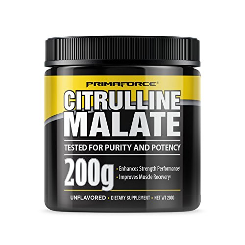 Product Cover PrimaForce Citrulline Malate Powder Supplement, 200 Grams - Enhances Strength Performance / Improves Muscle Recovery
