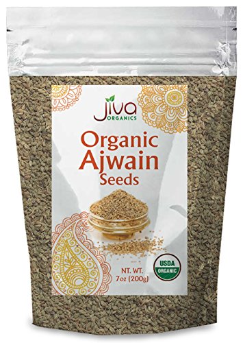 Product Cover Jiva USDA Organic Ajwain Seeds 7oz - Packaged in Resealable Bag