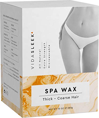 Product Cover Extra Strength Hair Removal Waxing Kit Men + Women, All Natural (10 oz)