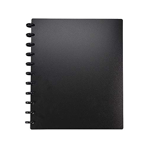 Product Cover Staples 886237 Arc Customizable Poly Notebook 9-3/8-Inch X11-1/4-Inch 60 Sh. Narrow Ruled Blk