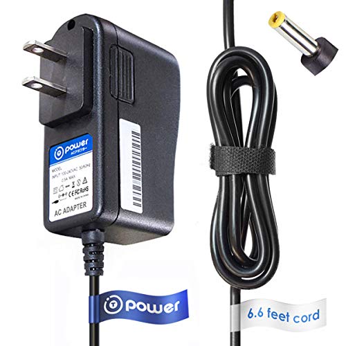 Product Cover T-Power 6.6ft 7.5V Ac Adapter Charger Compatible with Fujitsu ScanSnap S1300 S1300i S1300N P,N : PA03541-K926 PA03643-B015 PA03643-B005 PFU Limited Scanner Replacement POWER CHARGER SUPPLY CORD