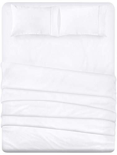 Product Cover Utopia Bedding 4-Piece Full Bed Sheets Set (White)