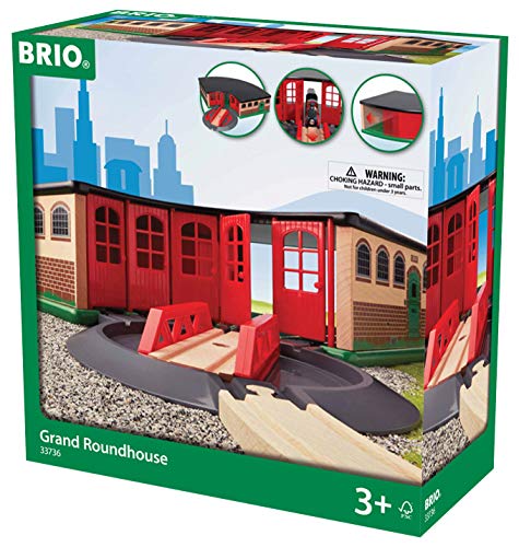 Product Cover BRIO World - 33736 Grand Roundhouse | 2 Piece Toy Train Accessory for Kids Age 3 and Up
