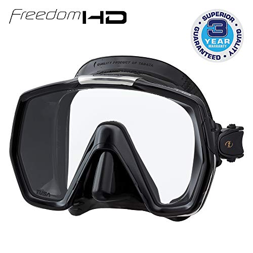 Product Cover TUSA M-1001 Freedom HD Scuba Diving Mask, Black/Black