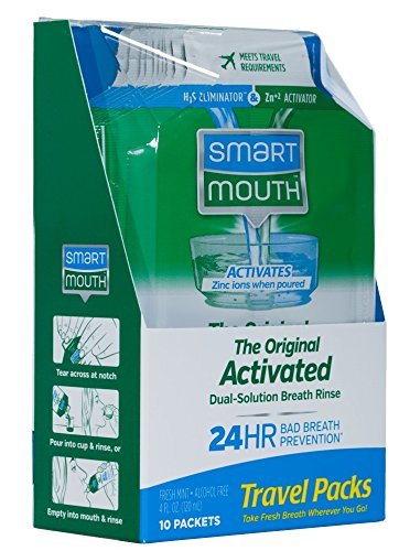 Product Cover Smart Mouth Mouthwash, Travel Size - 10 ct - 2 pk