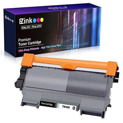 Product Cover E-Z Ink (TM) Compatible Toner Cartridge Replacement for Brother TN450 TN420 TN-450 TN-420 to use with HL-2270DW HL-2280DW HL-2230 HL-2240 MFC-7360N MFC-7860DW DCP-7065DN Intellifax 2840 2940 (1 Black)