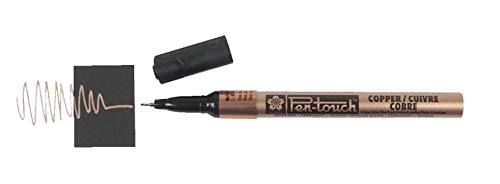 Product Cover Sakura PenTouch Low Odor Xylene-Free Permanent Paint Marker, 0.7 mm Extra Fine Tip, 141 mm, Copper