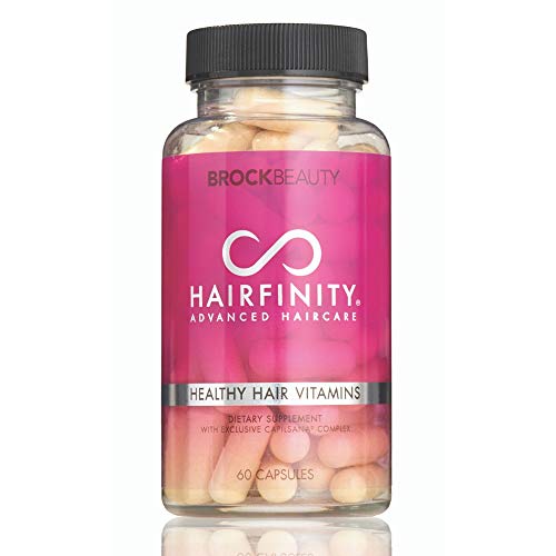 Product Cover Hairfinity Hair Vitamins - Scientifically Formulated with Biotin, Amino Acids, and a Vitamin Supplement that Helps Support Hair Growth - Vegan - 60 Veggie Capsules (1 Month Supply)