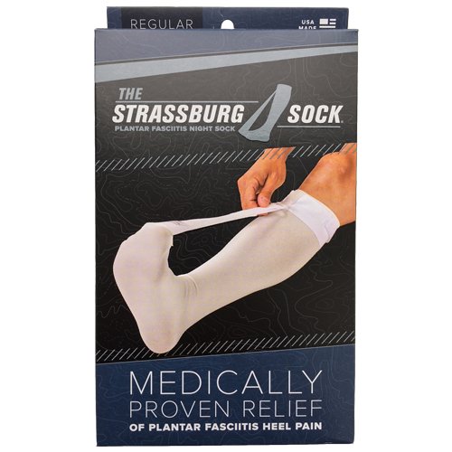 Product Cover Strassburg Sock White Regular Size (fits Calf Size up to 16in Around)