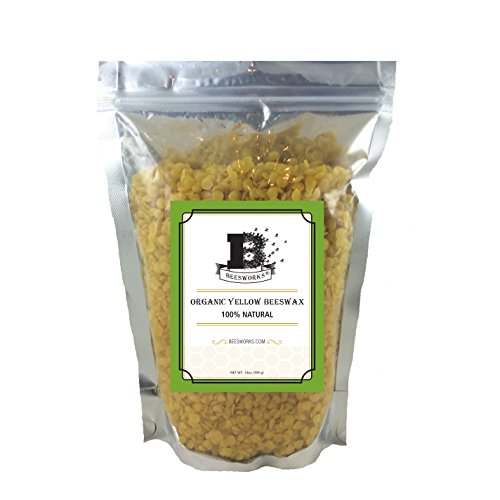 Product Cover Beesworks® Organic Yellow Beeswax Pellets - 14oz Certified Organic
