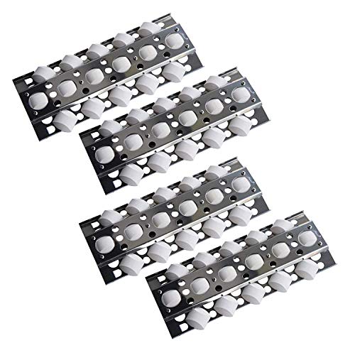 Product Cover Hongso SPD751 (4 Pack) Stainless Steel Heat Plate, Heat Shield, Heat Tent, Burner Cover, Vaporizor Bar, and Flavorizer Bar Replacement for Select Turbo Gas Grill Models (16 1/2