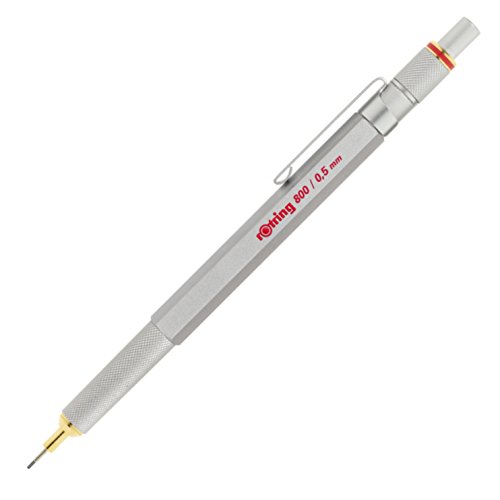 Product Cover rOtring 800 Retractable Mechanical Pencil, 0.5 mm, Silver Barrel