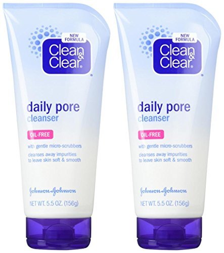 Product Cover Clean & Clear Daily Pore Oil Free Cleanser - 5.5 oz - 2 pk