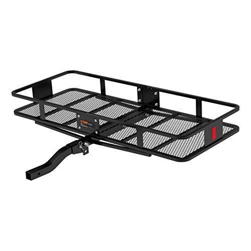 Product Cover CURT 18153 500 lbs. Capacity Basket Trailer Hitch Cargo Carrier, Fits 2-Inch Receiver