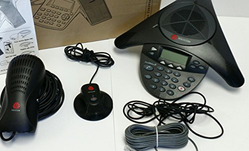 Product Cover Polycom SoundStation 2 EX with 2 Mics Included (2200-16200-001)+(2200-16155-001)