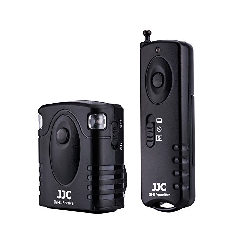 Product Cover JJC Radio Wireless Remote Control for Canon EOS Rebel T6 T7 T5 T7i T6i T6s T5i T4i T3i T2i T1i Xsi SL3 SL2 SL1 EOS 60D 70D 77D 80D 90D EOS RP R M5 M6 Mark II and Other Cameras with Sub Mini Connection