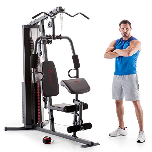 Product Cover Marcy 150-lb Multifunctional Home Gym Station for Total Body Training MWM-990