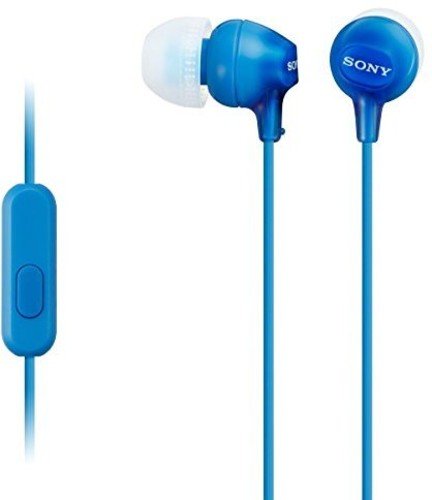 Product Cover Sony MDREX15AP In-Ear Earbud Headphones with Mic, Blue