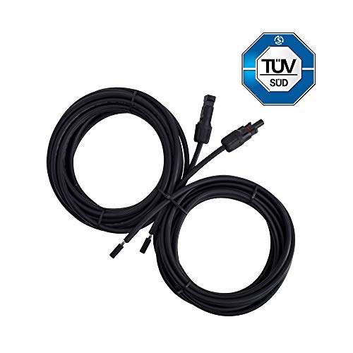Product Cover Renogy 20Ft 10 AWG Solar Panel and Controller Connector Adaptor Wire MC4 Extension Cables