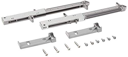 Product Cover 2-Pack Rok Hardware Soft Close for Wood Drawers/Soft Close Drawer Adapter/Add-On/Retrofit (Gray)