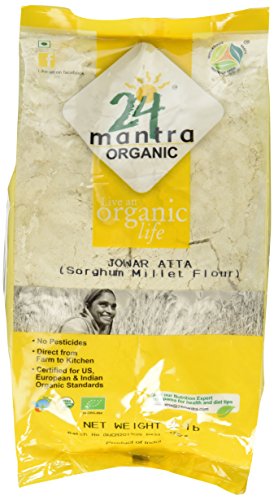 Product Cover 24 Mantara 24 Mantra Organic Jowar Flour - 2 Lb,, ()