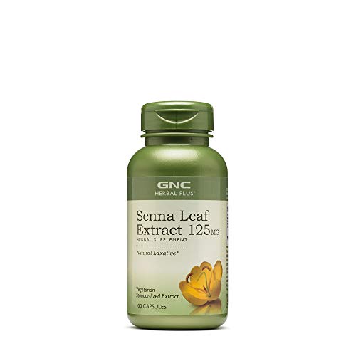 Product Cover GNC Herbal Plus Senna Leaf Extract 125mg, 100 Capsules, A Natural Laxative