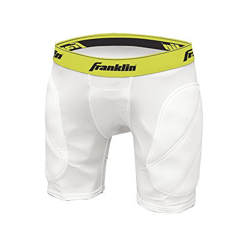 Product Cover Franklin Sports Youth Baseball Sliding Shorts - Padded Slide Shorts with Cup Holder - Compression Shorts Perfect For Baseball and Softball - Small