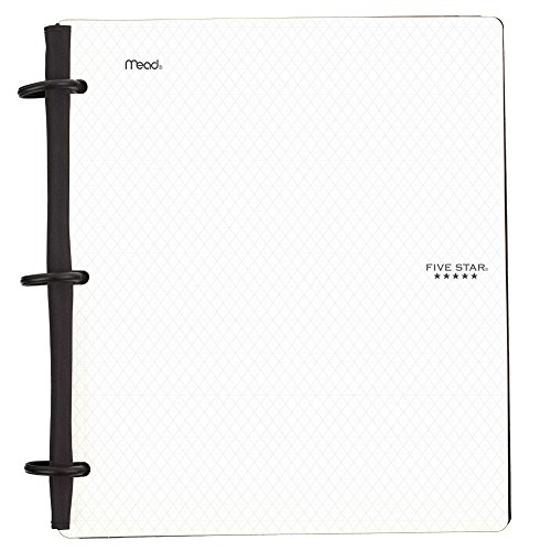 Product Cover Five Star Flex Hybrid Notebinder, 1-1/2 Inch Binder, Notebook and Binder All-in-One, White (72516)