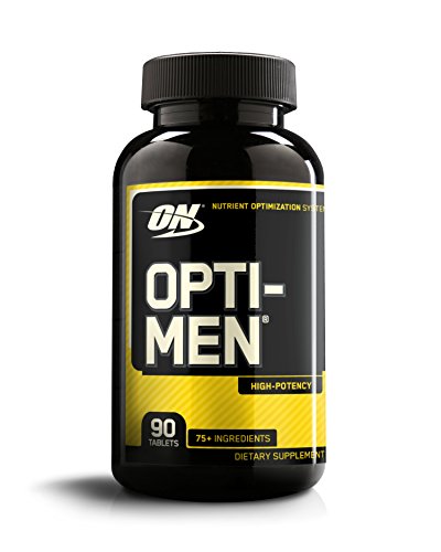 Product Cover Optimum Nutrition Opti-Men, Mens Daily Multivitamin Supplement with Vitamins C, D, E, B12, 90 count