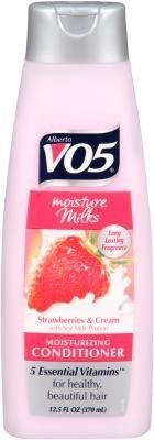 Product Cover Alberto VO5 Moisture Milks Moisturizing Conditioner Strawberries & Cream, 12.5oz (Pack of 3)