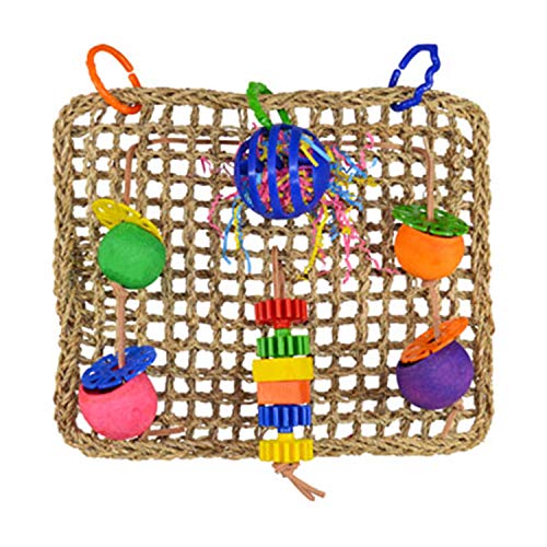 Product Cover Super Bird SB746 Seagrass Foraging Wall Bird Toy with Colorful Fun Gears, Large Size, 4