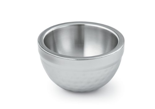 Product Cover Artisan Insulated, Double-Wall Stainless Steel Serving Bowl, 1-Quart Capacity