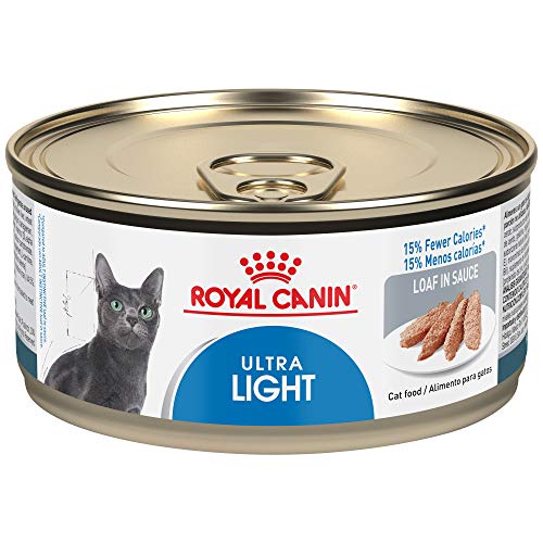 Product Cover Royal Canin Feline Care Nutrition Ultra Light Loaf In Sauce Canned Cat Food, 5.8 oz Can (Case of 24)