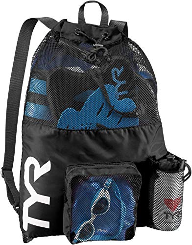 Product Cover TYR Big Mesh Mummy Backpack For Wet Swimming, Gym, and Workout Gear